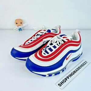 [US 8] NIKE AIR MAX 97 USA Americana 2020 Running Shoes Red White Blue